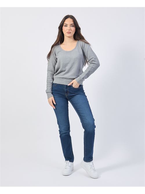 Yes Zee Women's Sweater with Wide Neckline YES ZEE | M058-BT000809